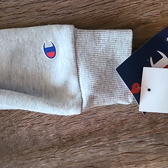 CHAMPION GIRLS SIGNATURE GRAY SWEATSHIRT & MATCHING BLACK LEGGINGS SIZE 5 - Picture 7 of 9